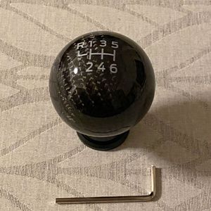最終値下げ シフトノブ ロードスター　ND カーボン製 マツダ　6MT 社外品　カーボンファ
