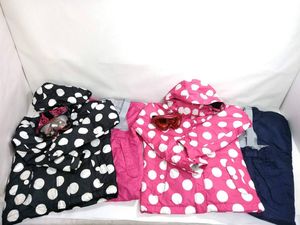 RESEEDA レセーダ ジュニア スキーウェア 2点セット/150/160/ゴーグル2点付き/ドット柄/