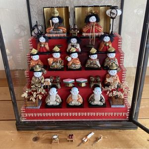 ひな人形 ガラスケース入りの値段と価格推移は？｜18件の売買データ