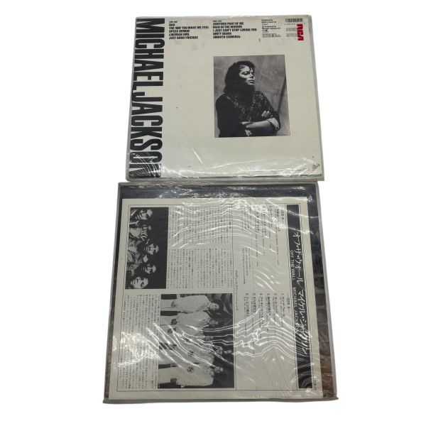 2枚セット マイケル・ジャクソン LPレコード BAD Off The Wall 国内盤