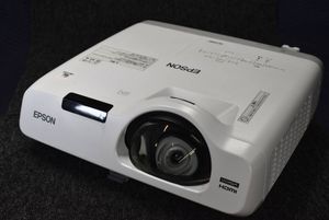 EPSON エプソン プロジェクター EB-535W 3400lm WXGA 3.7kg デスクトップ型超短焦点 HDMI