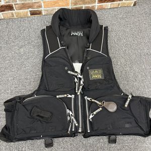 ●1円スタート●PROX プロックス フローティングベスト ライフジャケット ブラック 釣具