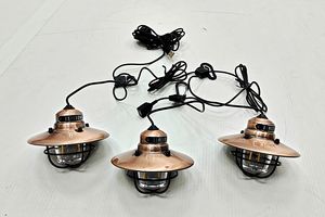 下松)BAREBONES ベアボーンズ エジソンストリングライトLED 3連ライト アウトドア　キャ