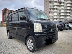 【宮城】人気の64エブリィワゴン★車検付き即乗り軽ワゴン★黒アルミ仕事やプライベート