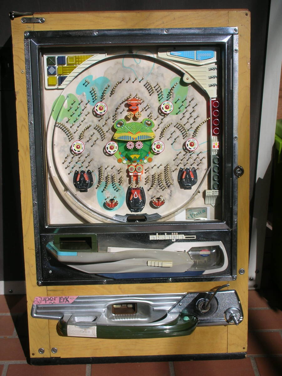 ☆レトロパチンコ◇手打ち台・西陣カエル スーパーデラックス・単独