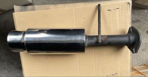 EF2 シビックシャトル 自作マフラー 砲弾マフラー バッフル付き リアピース マフラー キ