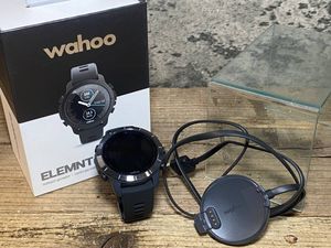 JU963 ワフー wahoo エレメント ELEMENT RIVAL スマートウォッチ 黒 充電器付属 動作確認