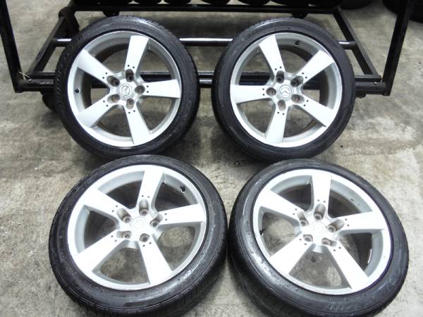 225/45R18　RE050A　マツダ　RX8　純正　8J　+50　4本セット