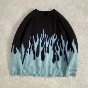 HIGHWAY-G●XLサイズ●大きいサイズ ファイヤー プリント 長袖 ロングスリーブ コットン