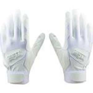 限定 zett バッティンググローブ 手袋 両手用 白 Ｍ ゼット