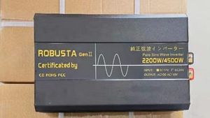 「送料無料」正弦波 インバーター 2200W/4500W 12V仕様 リモコン付き カラーモニター 車