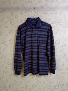 古着 長袖ポロシャツ サイズL 紳士