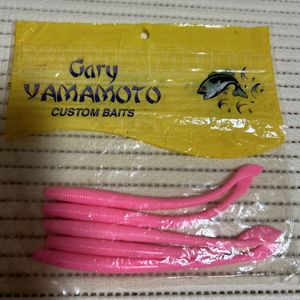 ゲーリーヤマモト　　5カットテール バブルガムピンク 早期終了不可品