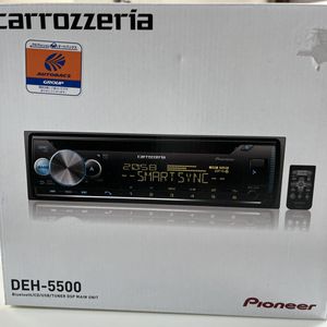 Pioneer carrozzeria Bluetooth USB CD ハンズフリー　DEH-5500 配線マイク取説リモコン