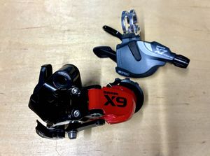 中古美品 SRAM X9 リアディレイラー + SRAM X7 シフター セット 10速 対応 清掃済 動作確