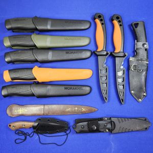 アウトドア ナイフ 10点◆1点ペーパーナイフ◆モーラナイフ 他◆ハンドクラフト◆キャン