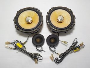 KENWOOD ケンウッド KFC-XS1703 17cm スピーカー ツイーター バッフル付き 音出しOK!!☆2