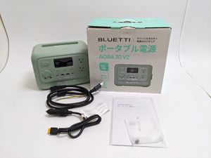 【5-5-1058】BLUETTI AORA 30 V2 ポータブル電源 288Wh 600W ミントグリーン 中古品