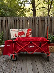 ●Q0208D Coleman コールマン キャリーワゴン キャリーカート アウトドアワゴン キャンプ