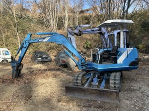 KOBELCO SK027 ユンボ ミニユンボ バックホー 油圧ショベル ハサミ＆バケット付き 2228h