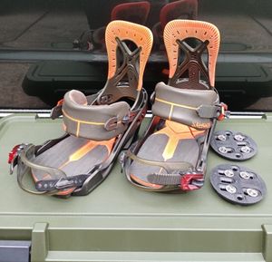 【美品サロモンビンディング】SALOMON　Balance　Mサイズ　オレンジ×ブラウングレー　　