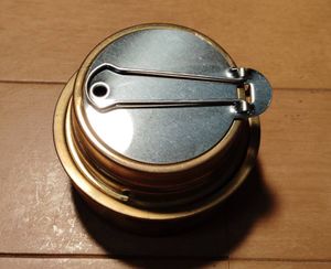  　アルコールコンロ アルコールストーブ 五徳付き ソロキャンプ アウトドア レジャー 　