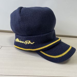 ミズノプロ　バイザー付きニットキャップ　ブレスサーモ　Mizuno Puro ニット帽　ビーニ