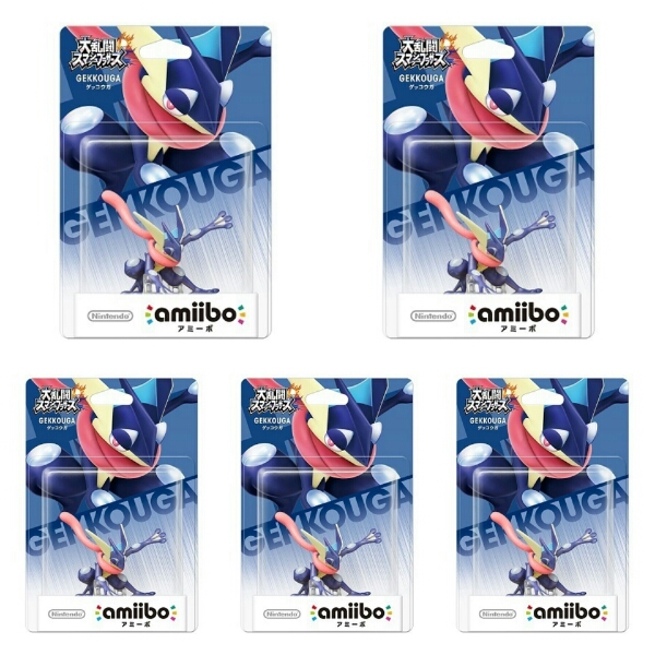 ☆★☆amiiboアミーボ ゲッコウガ×5☆★☆