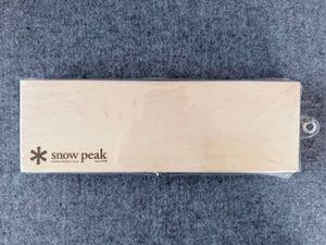 【未使用】snow peak(スノーピーク) マナイタセット L（CS-208）包丁 まな板 キャンプ ア