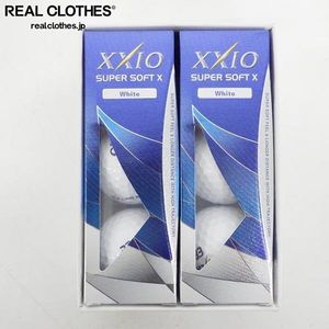 【未使用/オウンネーム】DUNLOP/ダンロップ XXIO/ゼクシオ SUPER SOFT X ゴルフボール Wh