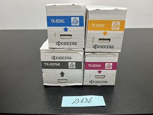 B-636【新品】京セラ　KYOCERA　トナーキット　TK-8376　K/C/M/Y　ブラック/シアン/マゼ