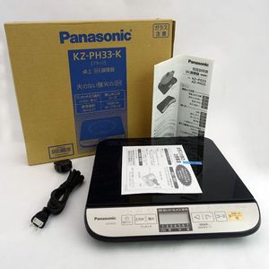 ★ パナソニック IHクッキングヒーター 卓上IH調理器 2017年製 KZ-PH33-K(0220549390)