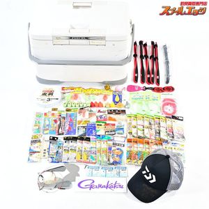 ★カワハギ釣り用品 豪華超大量セット シマノ フィクセルベイシス 30L がまかつ 3本仕掛