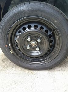 ダンロップ エナセーブ　 EC300＋ 155/65R14　2025年製　ダイハツスチールホイール　未使