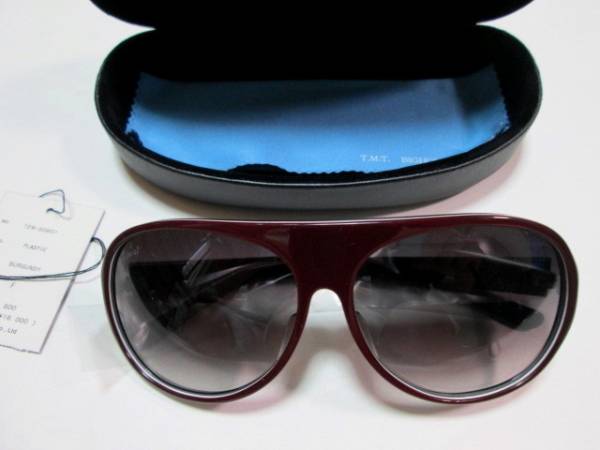 TMT PLASTIC サングラス (BURGUNDY) TEW-S0801 新品