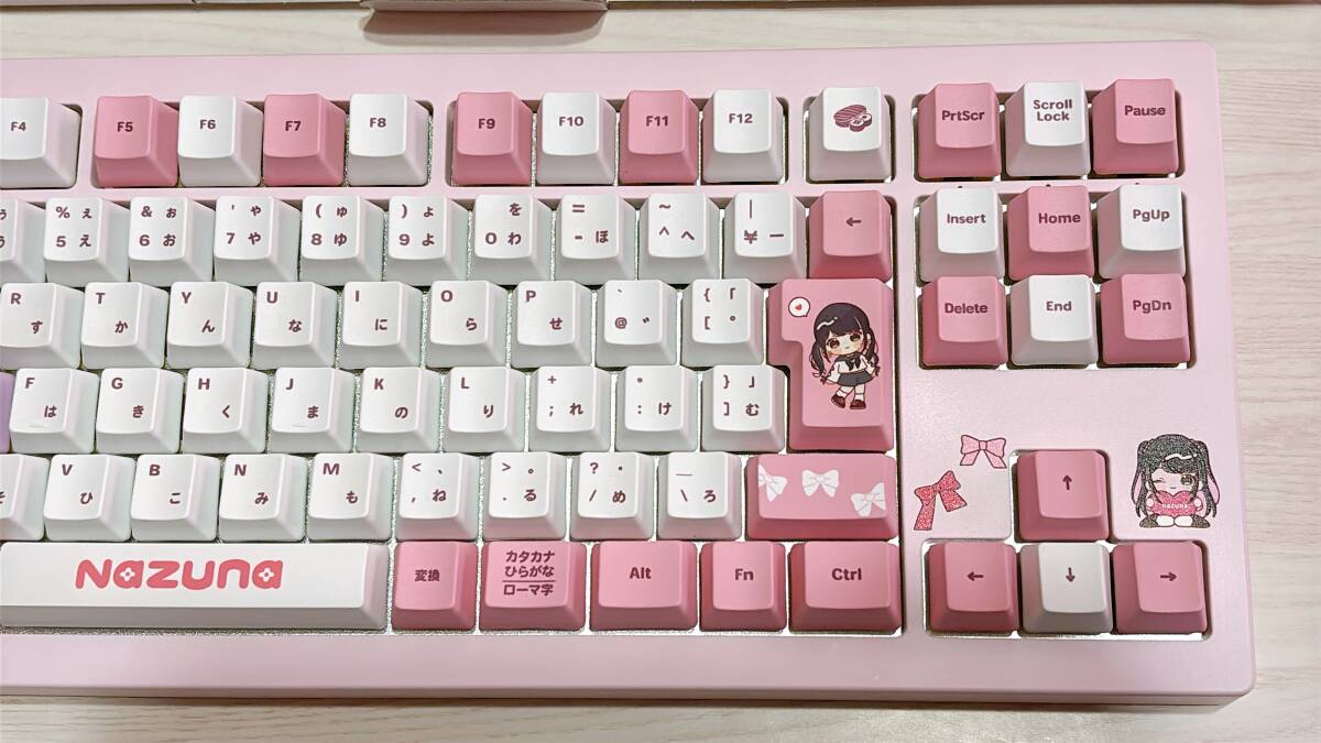 ぶいすぽキーボード 花芽なずな vspo ぶいすぽっ! VSPO GEAR ゲーミングキーボード 第1弾 花芽なずな(USB