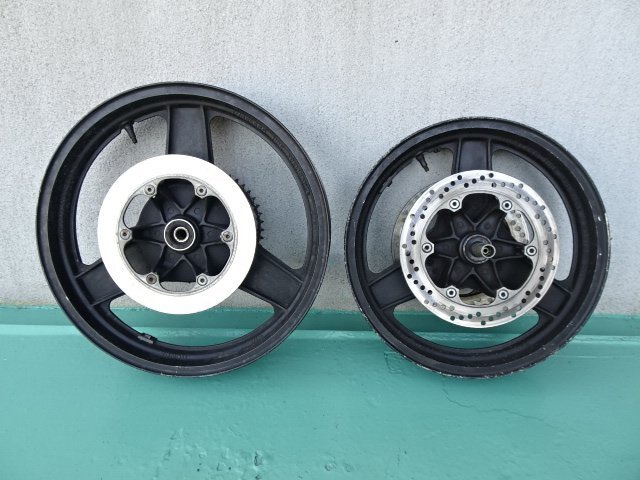CBR400F2 CBR400F 2型 ホンダ純正 ホイール 前後セット ディスク付き