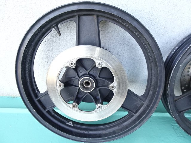 CBR400F2 CBR400F 2型 ホンダ純正 ホイール 前後セット ディスク付き