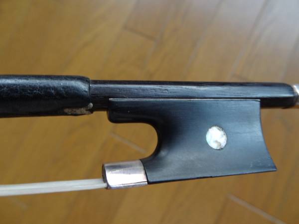 ☆オールド・ヴァイオリン弓【C.BAZIN】（銀・黒檀）☆