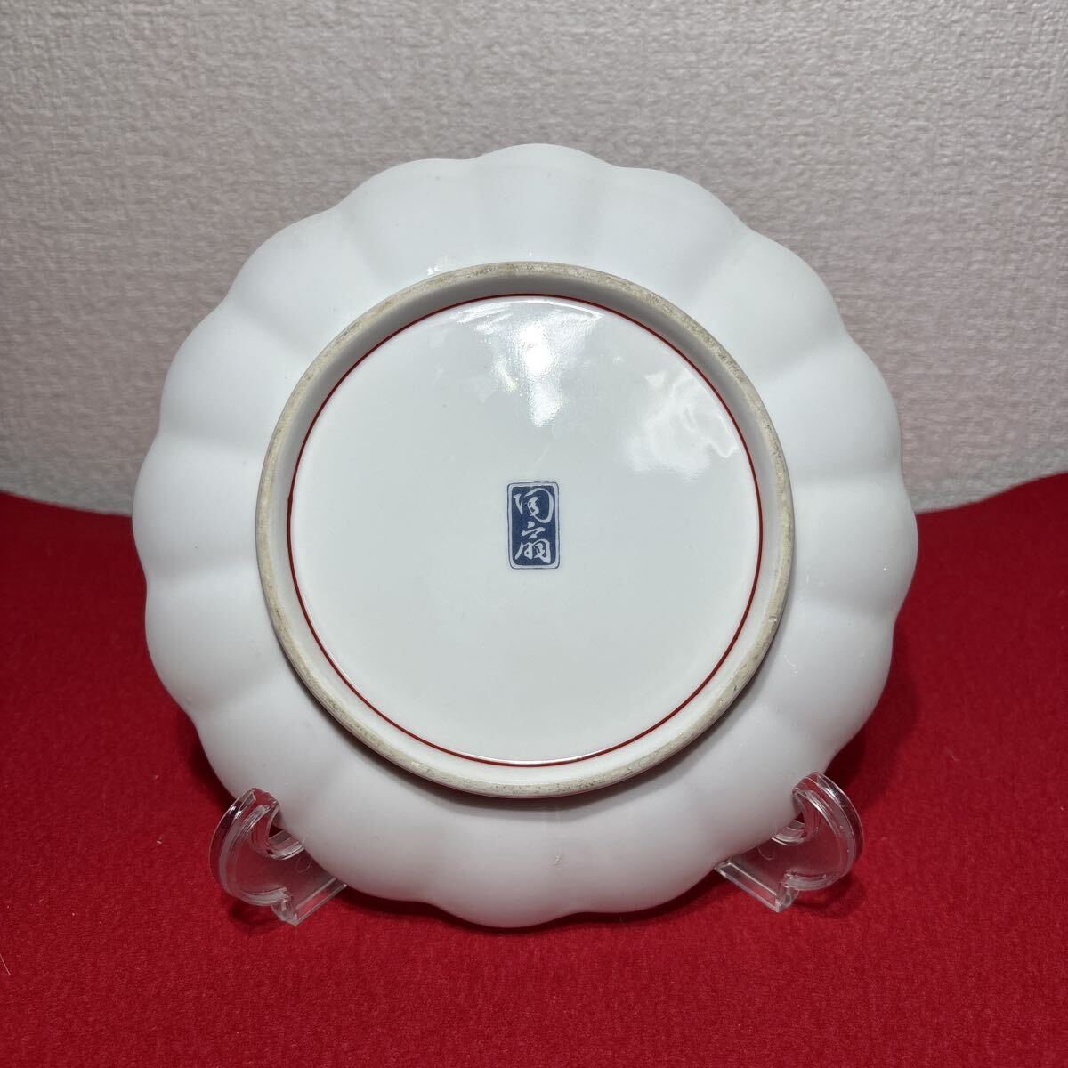 古伊万里写色絵金襴手南蛮船南蛮人図大皿在銘「陶扇」 南蛮船 古伊万里