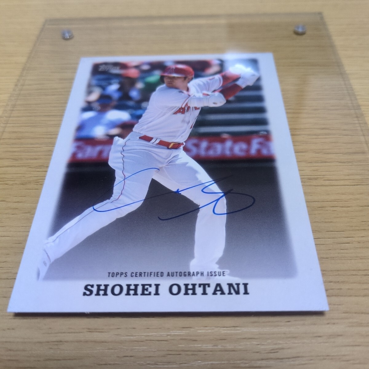 2023topps baseball series1 希少大判10シリ大谷翔平 直筆サインカード