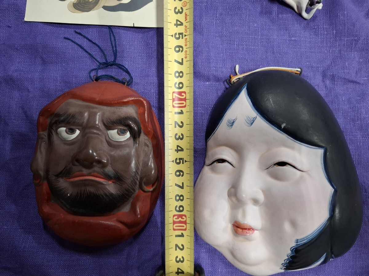 春画 土人形 お面 アンティーク 春画人形 裏絵 隠し絵 骨董 陶器人形