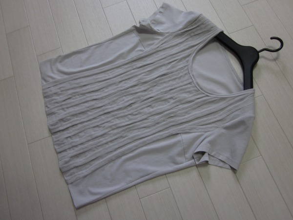 レリアン*Leilian　大きいサイズ13+　チュール使いカットソー