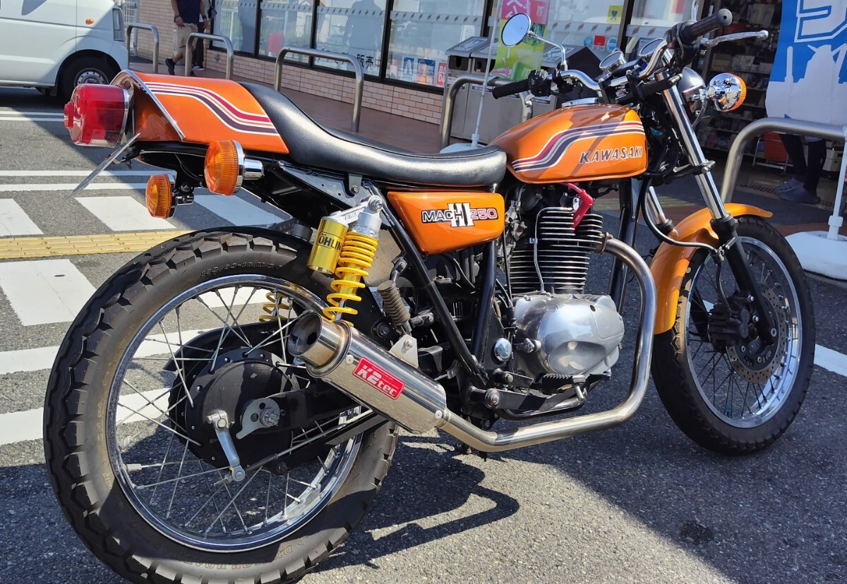 マッハ 750SS H2 キャンディゴールド・美品】 カワサキ KAWASAKI 250TR