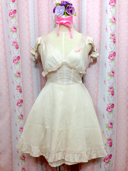 katieワンピース （アモナヴィー】オフショルリボンワンピース katie  