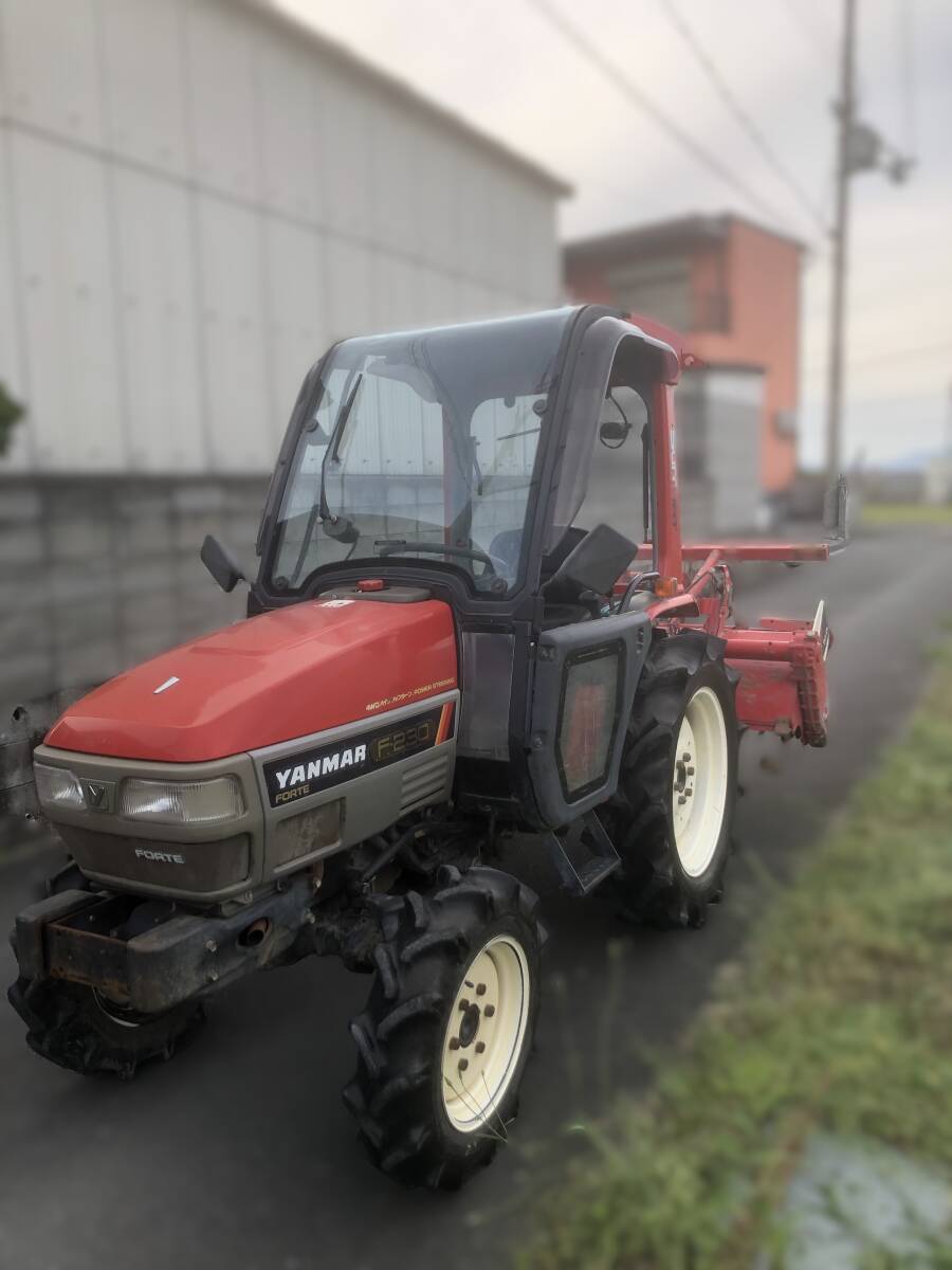 ヤンマー トラクター F230 ディーゼル 23馬力785時間　4WD Yahoo!オークション - 値下げ交渉可能 ヤンマー トラクター F230 23馬