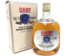 1980年CARP優勝記念NIKKA ウイスキー 80% 飲料・酒 1980年CARP優勝記念NIKKA ウイスキー 80%