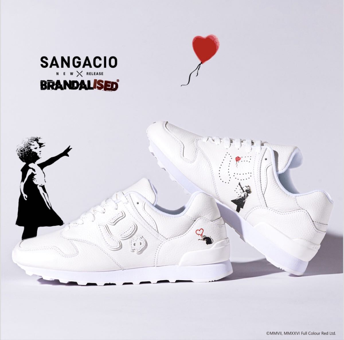 SANGACIO BanksyにゅBONSAI スニーカーBRANDALISED SANGACIO Nyu