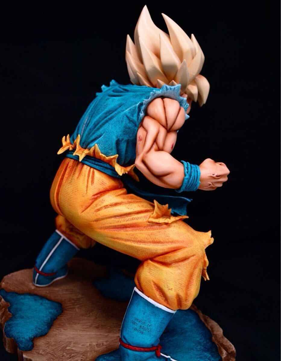 ドラゴンボール フィギュア リペイント 孫悟空 台座作 一番くじ BATTLE
