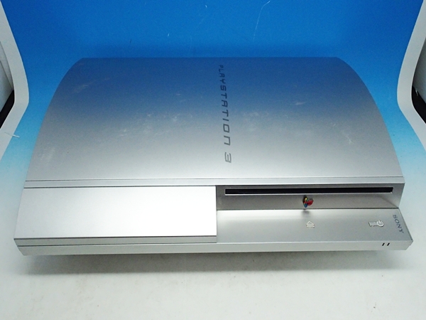 ★SONY PS3 CECHL00 シルバー 80GB 本体のみ 6-684